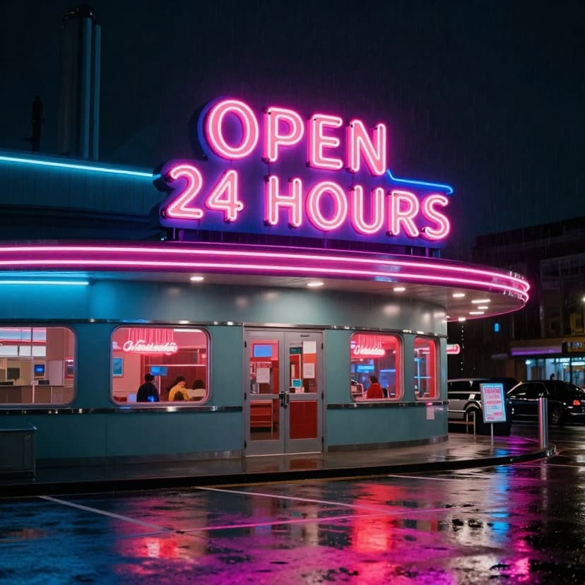 Neon Open Sign