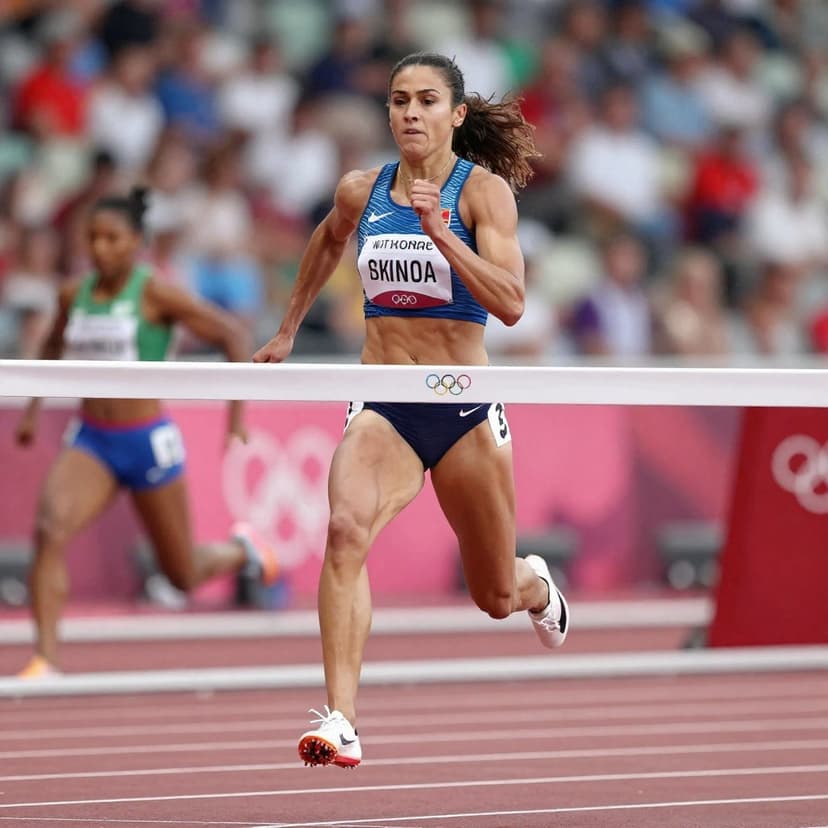 Olympic Sprinter Finish