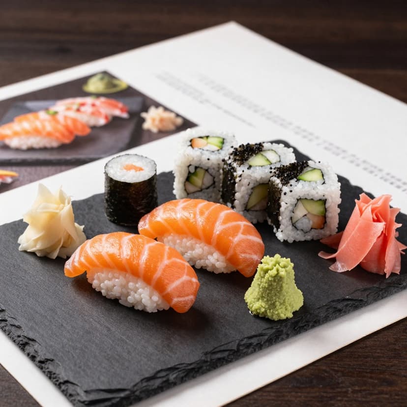Professional sushi photography