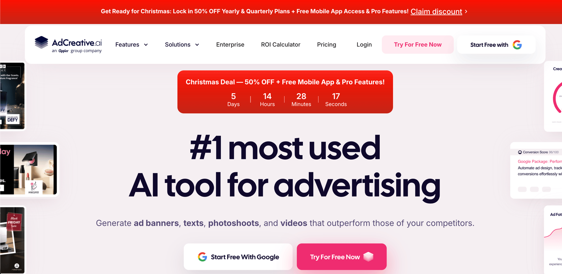 AdCreative.ai interface demo
