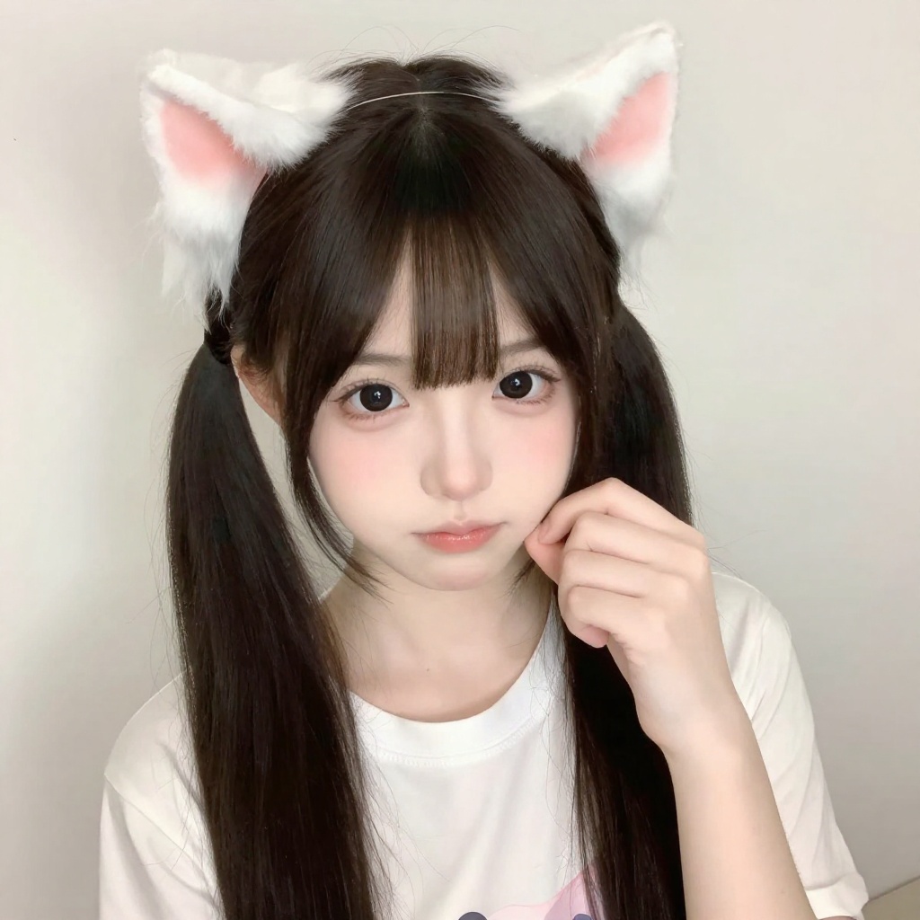 Traditional anime beauty becomes real, before