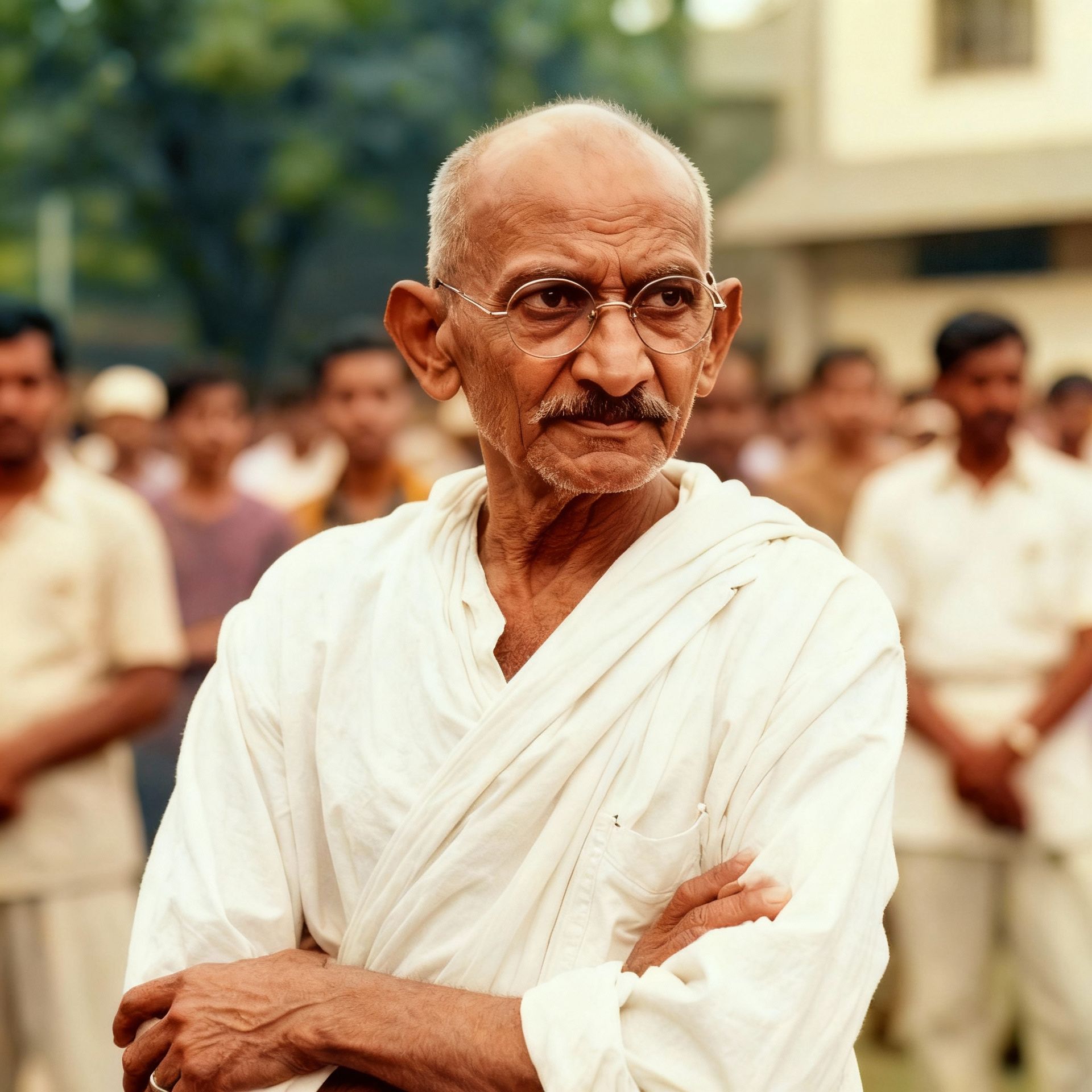 Independence movement in color, after