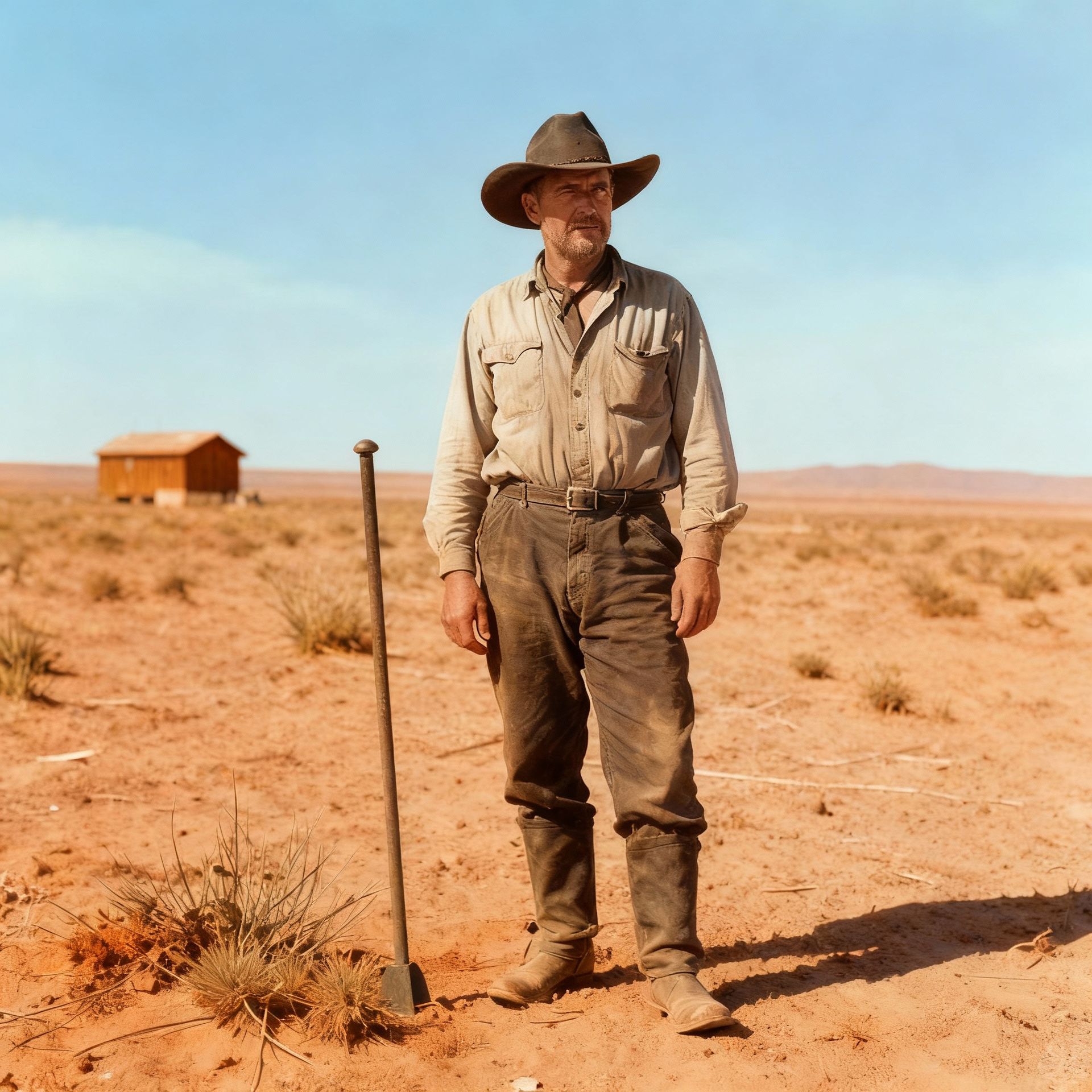 The Dust Bowl era in color, after