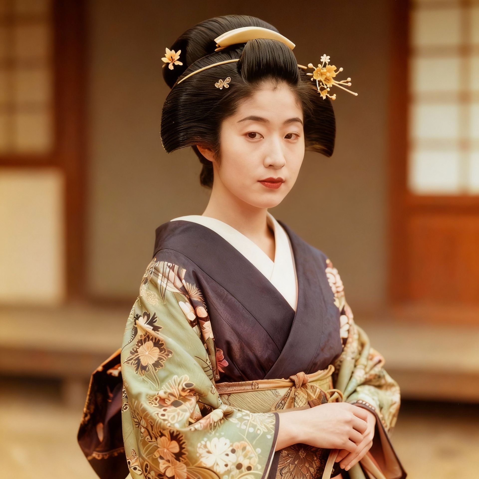 Japanese tradition in vibrant color, after