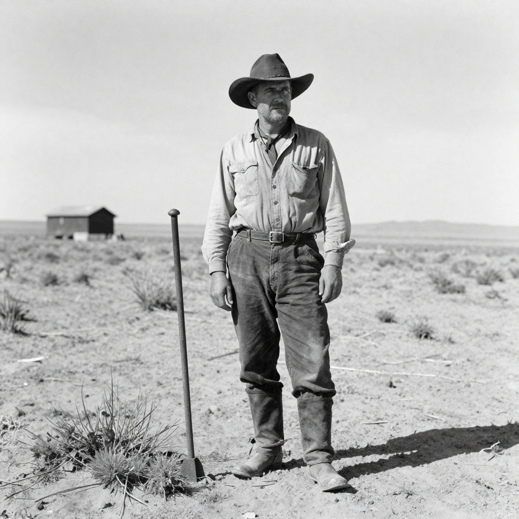 The Dust Bowl era in color, before