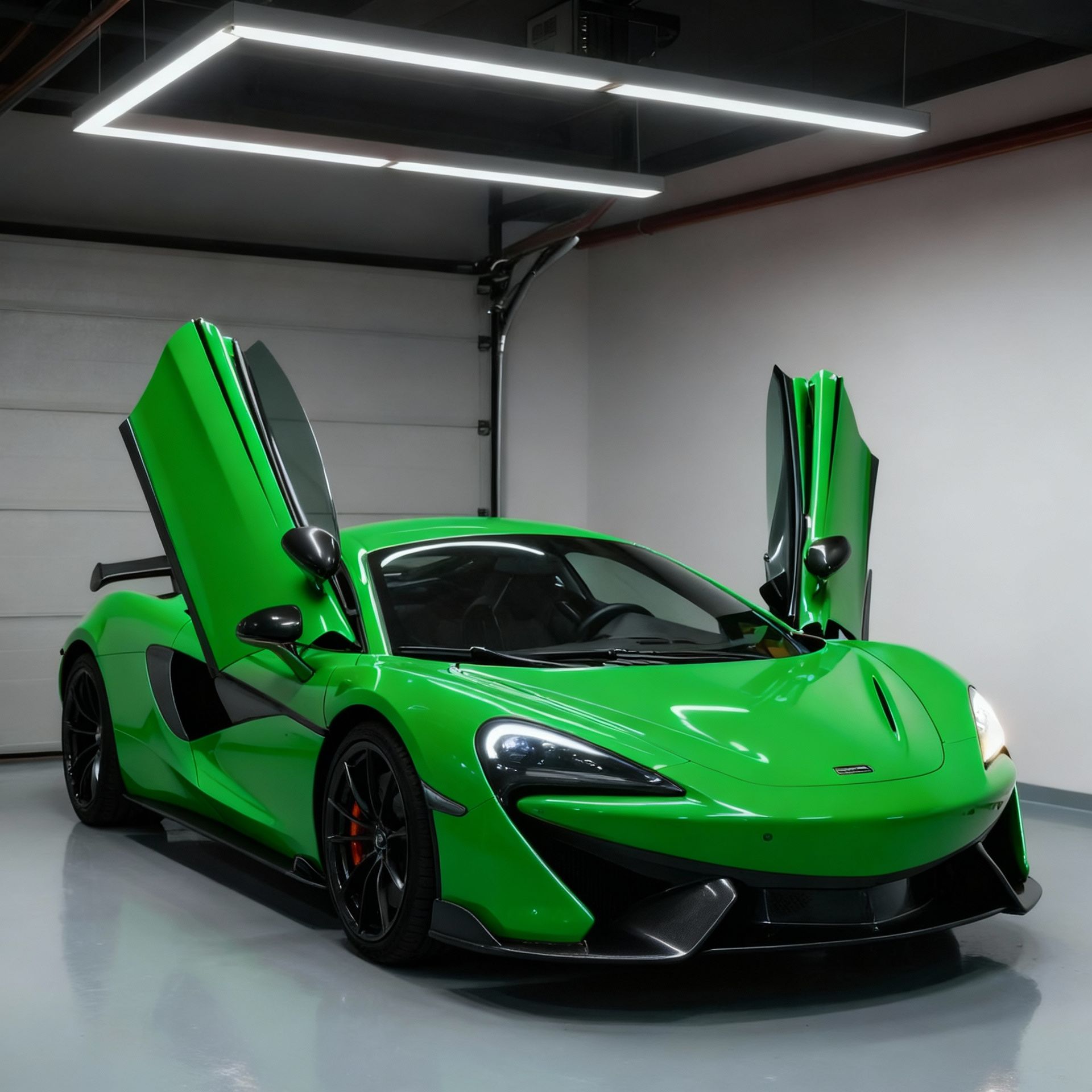 British racing green style, after