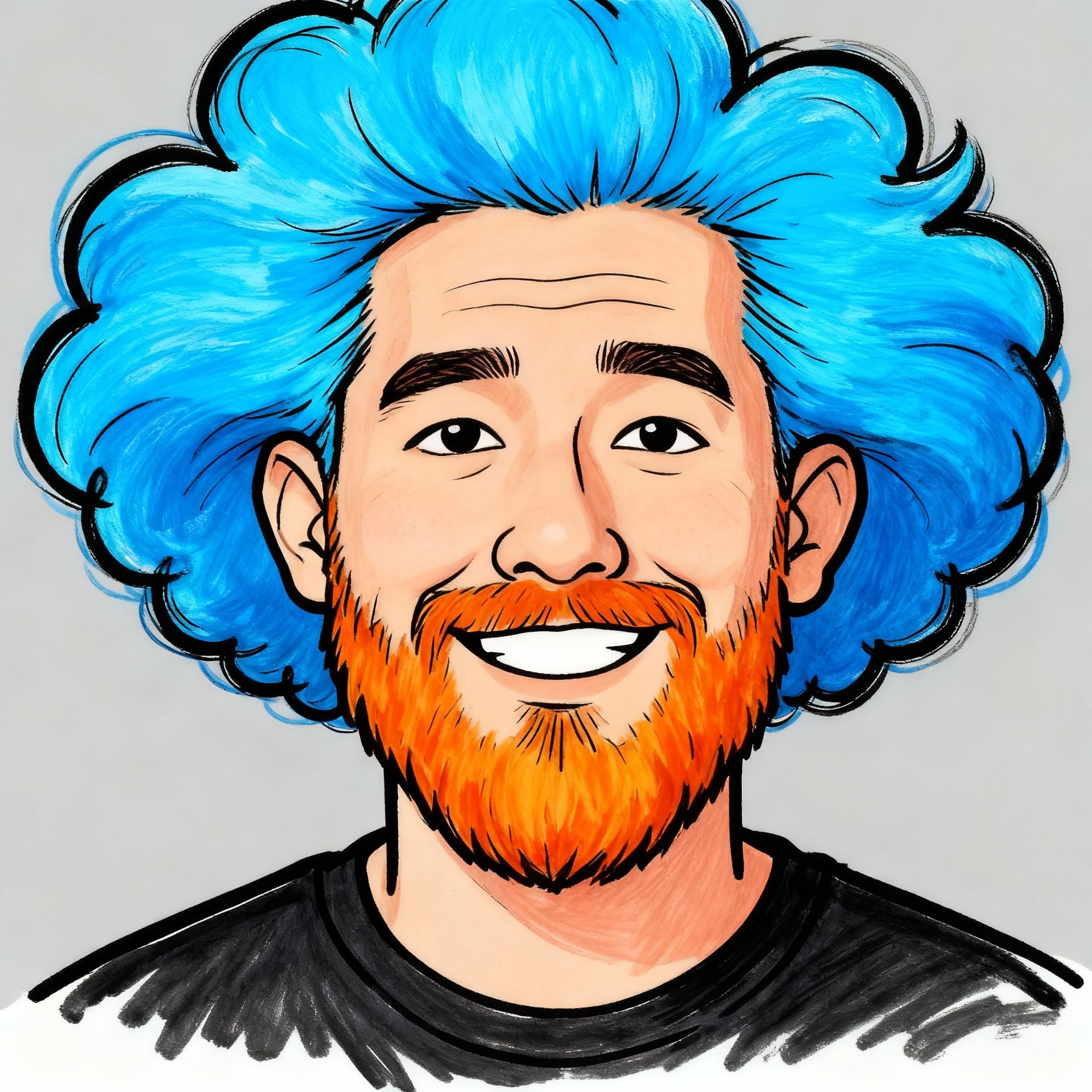Exaggerate those features, after