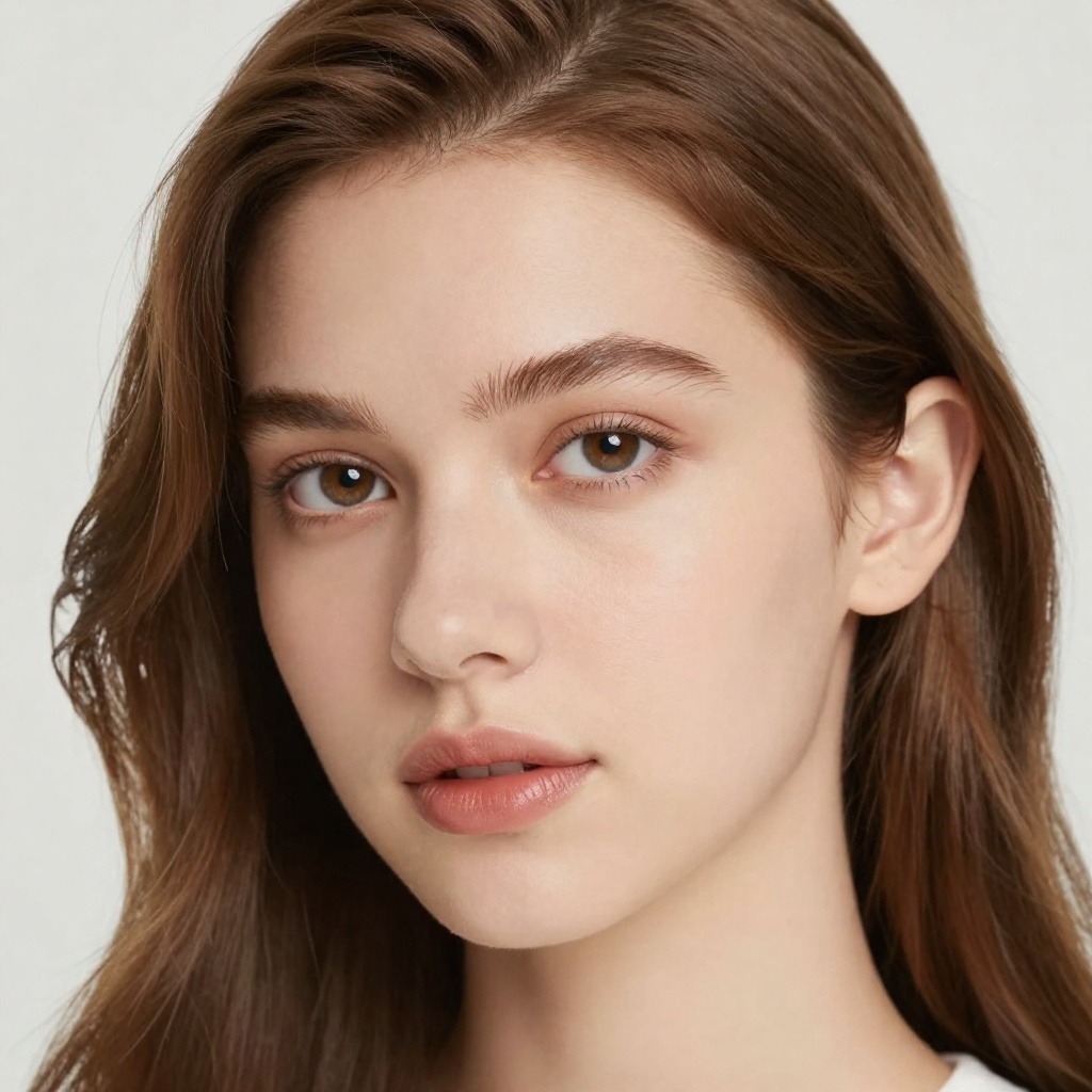 Youthful freckle placement, before