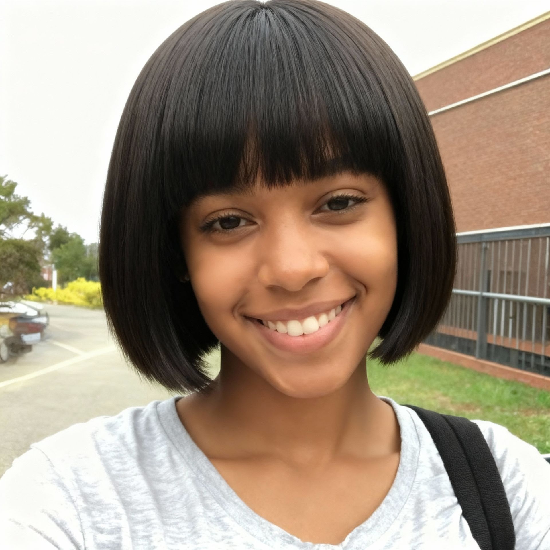 Finally brave enough for that short cut?, after