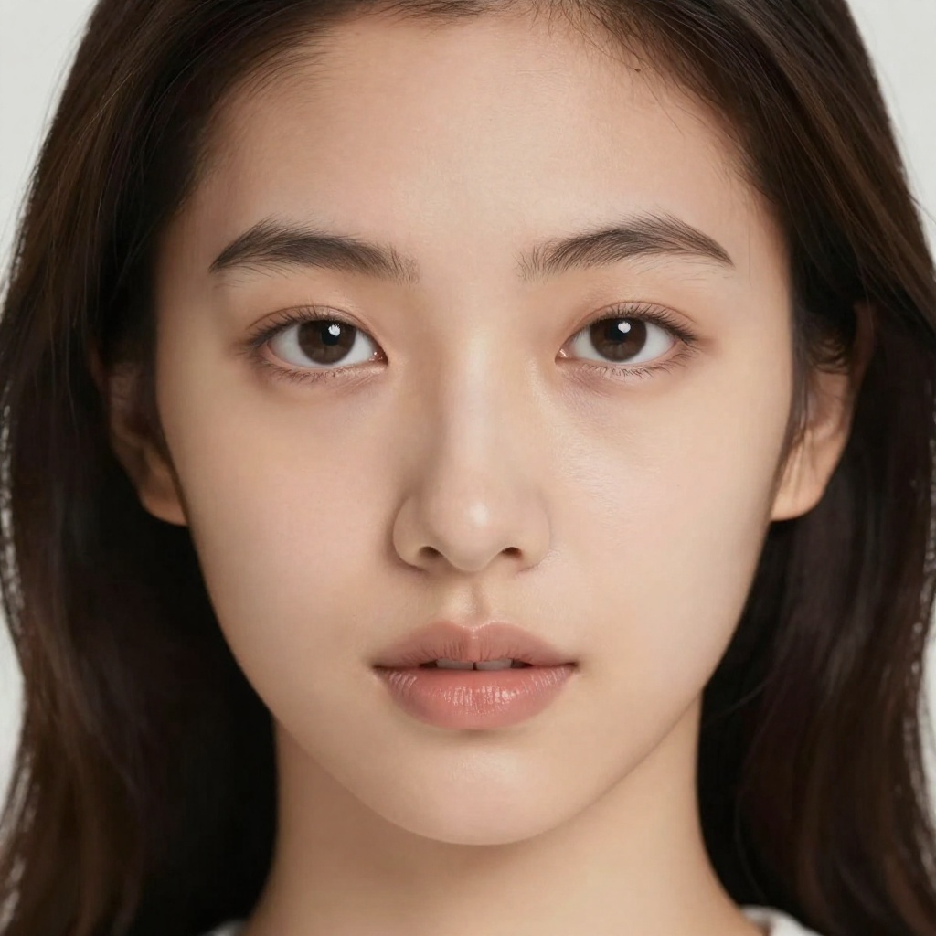 Elegant soft glam look, before