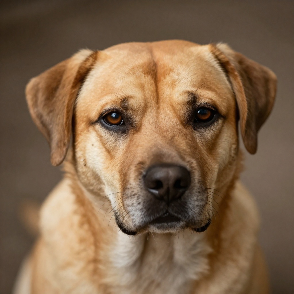Artistic pet transformation, before