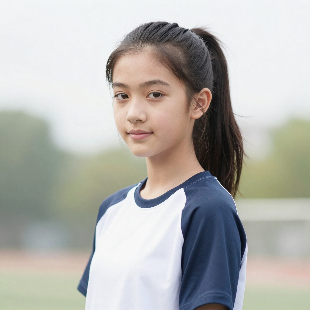 Sporty teen goes Pixar, before