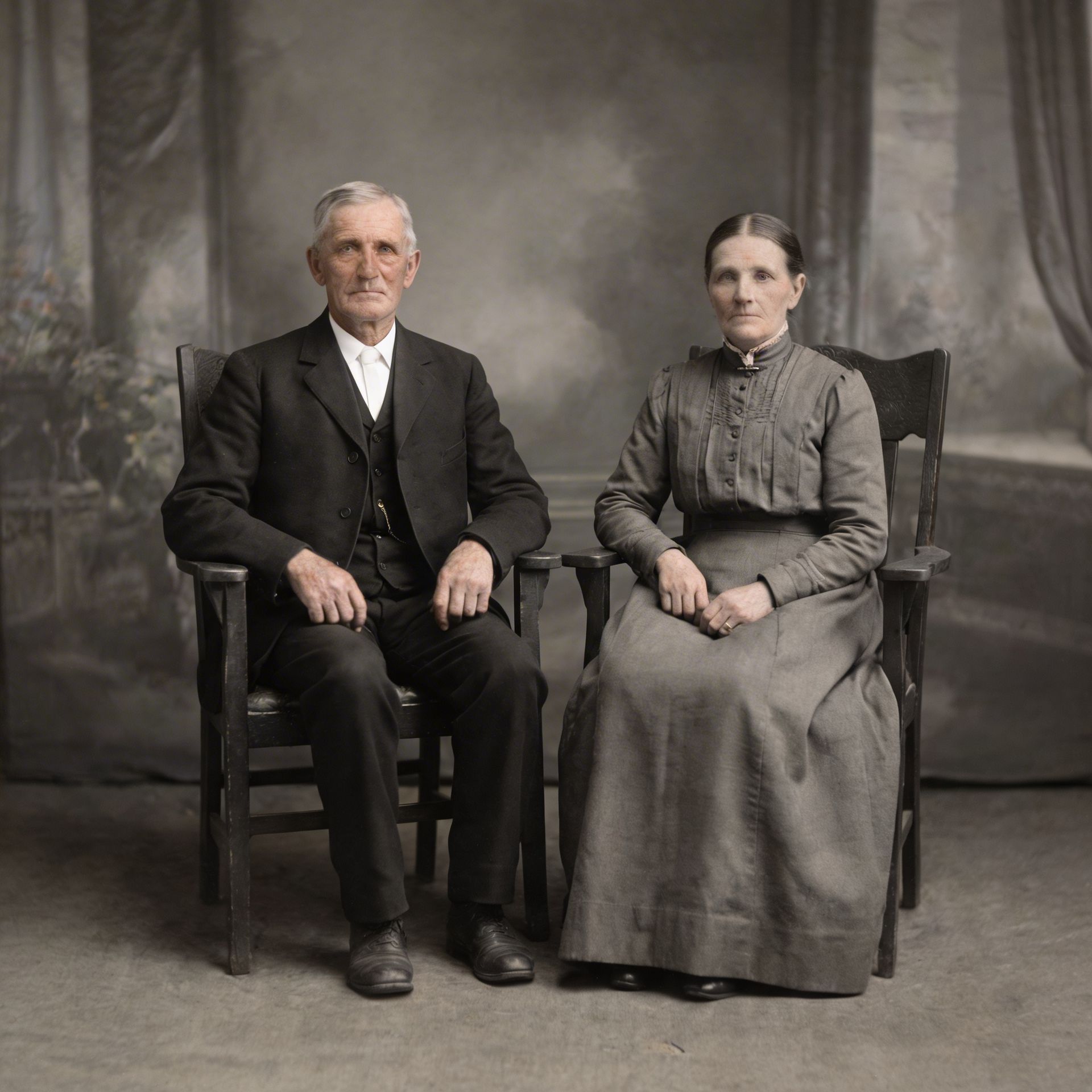 Fix water-damaged photographs, after AI restoration