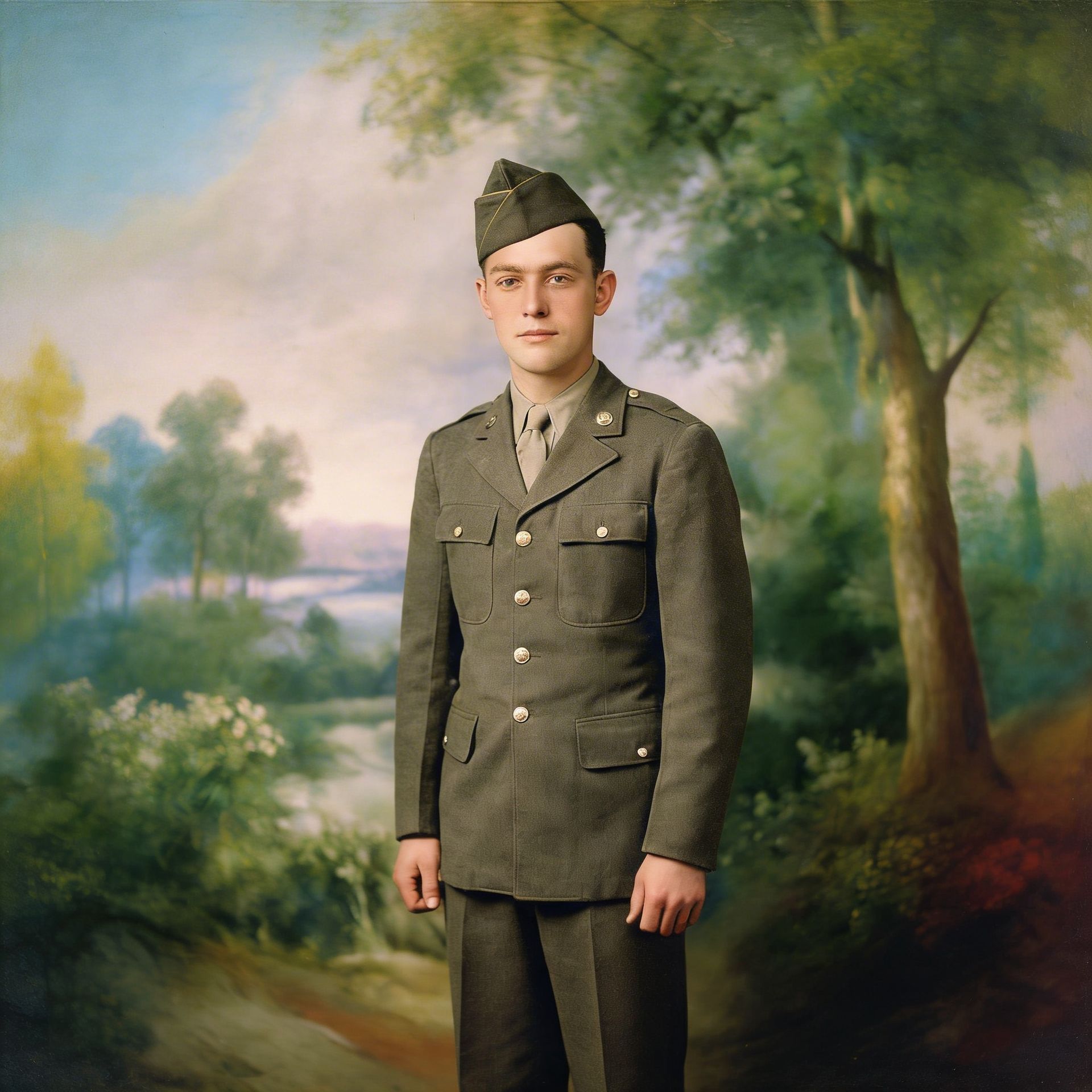 Restore mold-damaged photos, after AI restoration