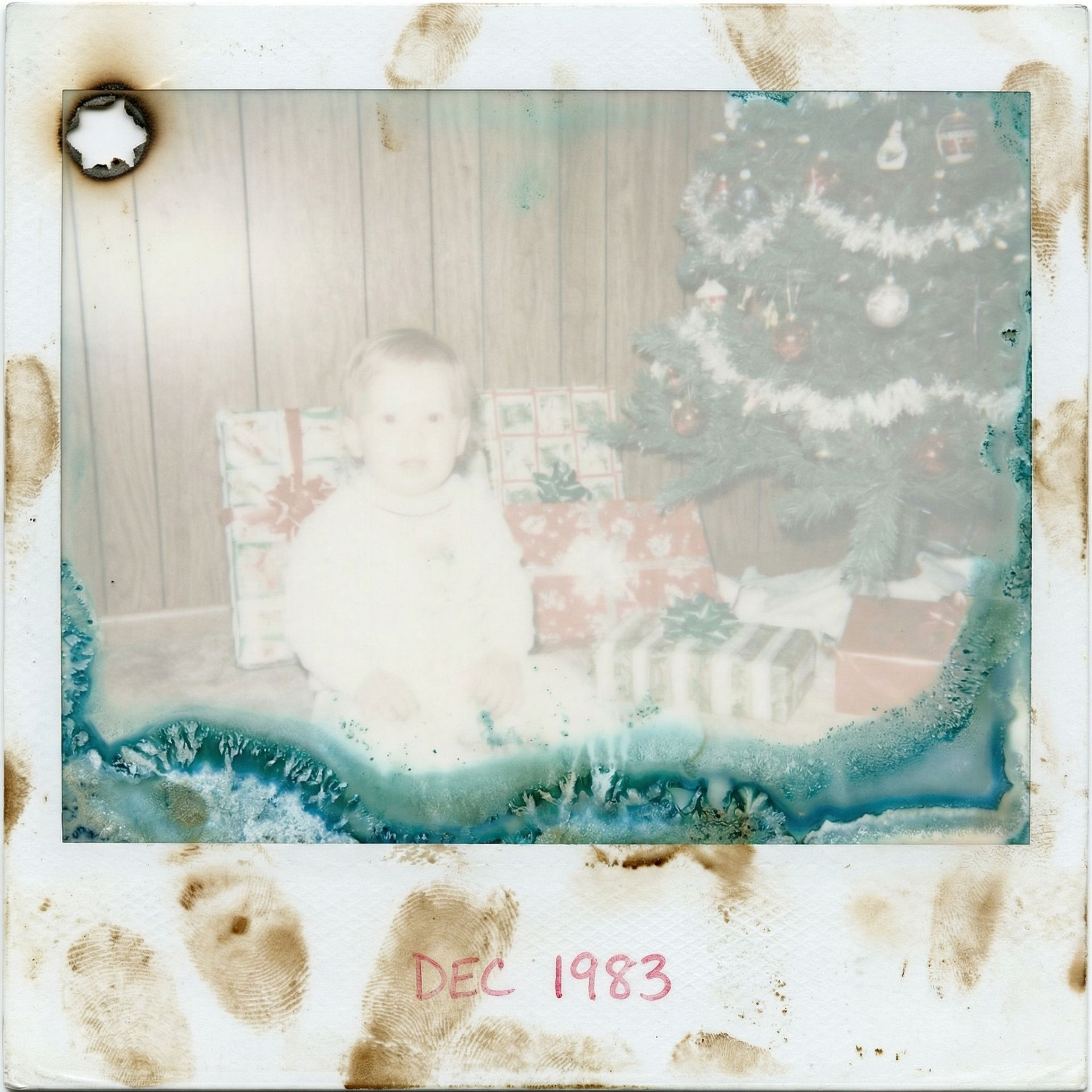 Recover faded Polaroid memories, before restoration