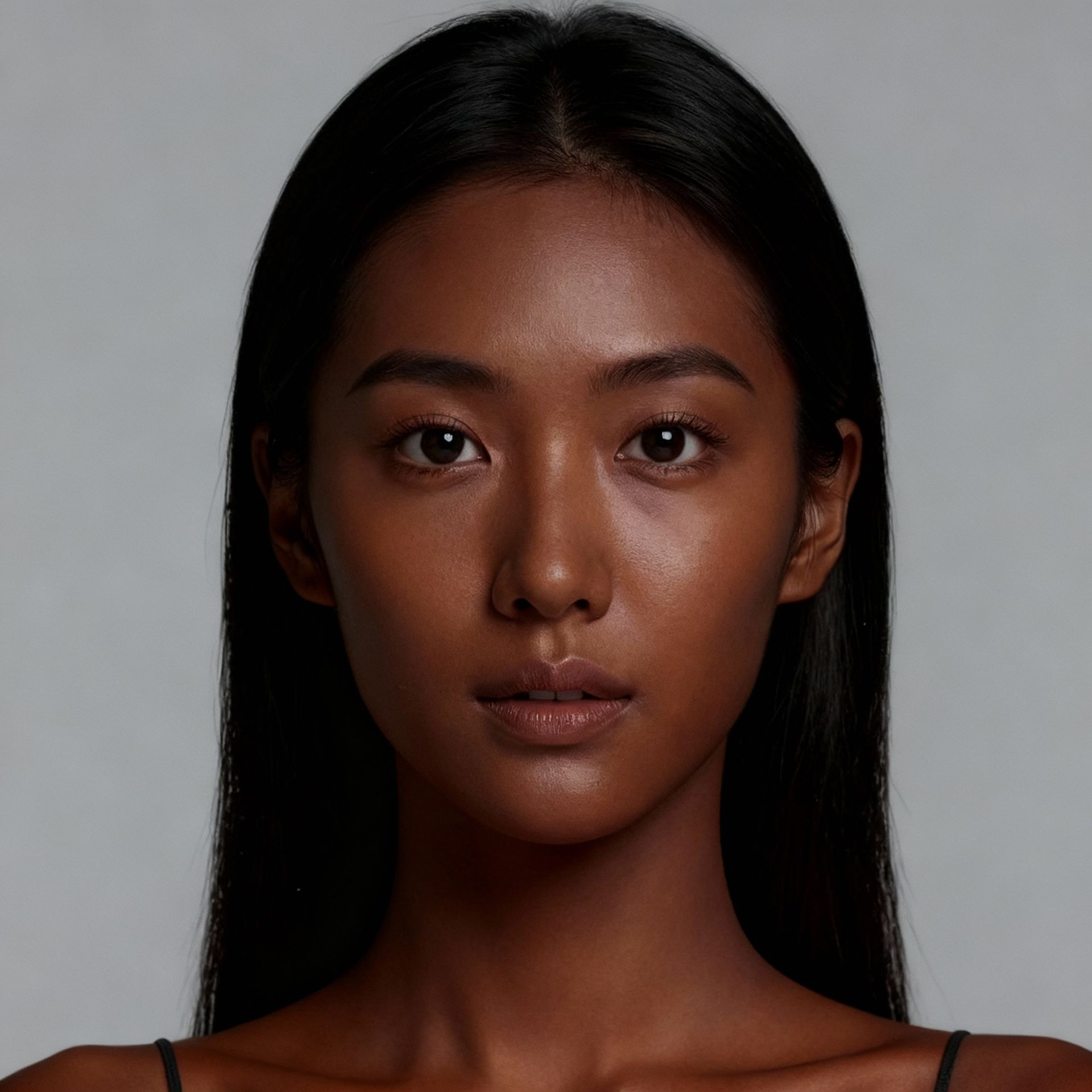 Dramatic skin transformation, after