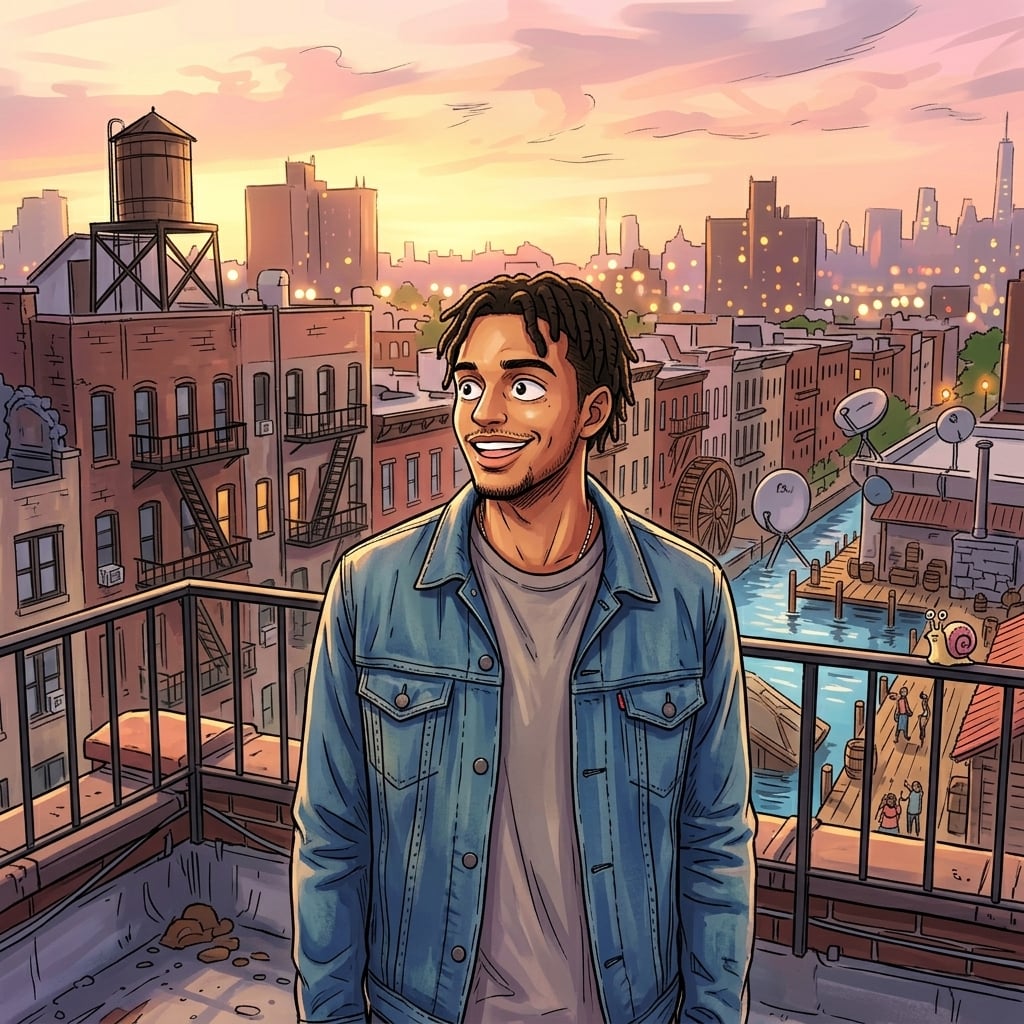 Confident guy gets anime makeover, after