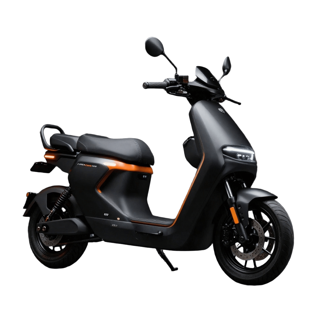 Electric Motorcycle - Background Removed