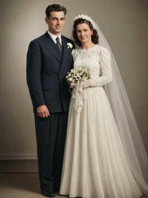 Old wedding photo