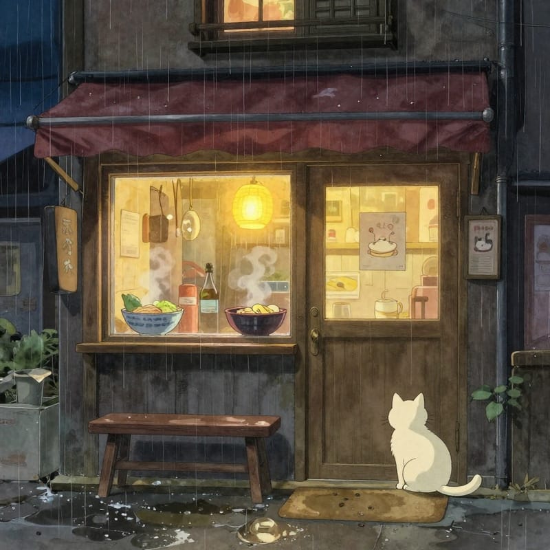 Ghibli-style Ramen Shop
