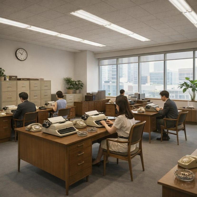 Modern Office to 1960s - After