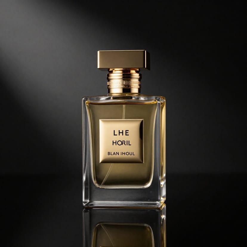 Luxury perfume, dramatic lighting