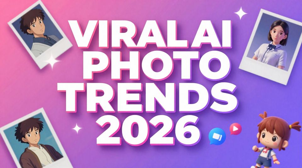 Viral AI Photo Trends in 2026: Ghibli, Chibi, 3D Figurines & More